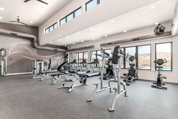 State-of-the-art fitness center